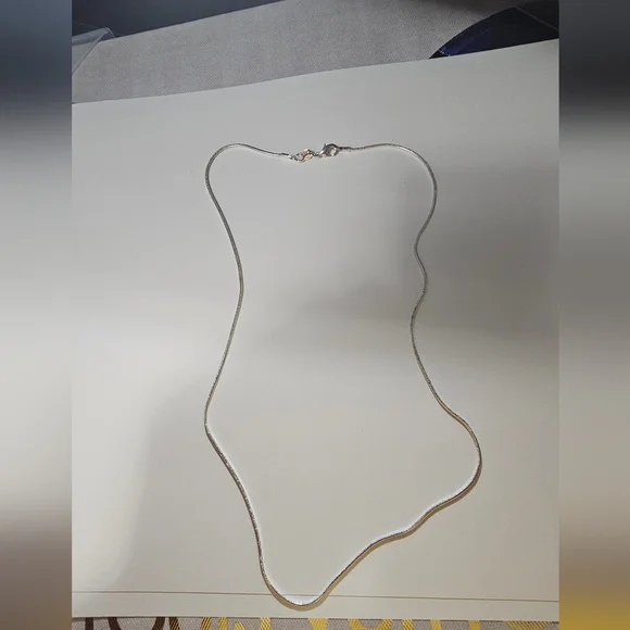 Vintage Sterling Silver 925 Snake Chain - Picture 6 of 7